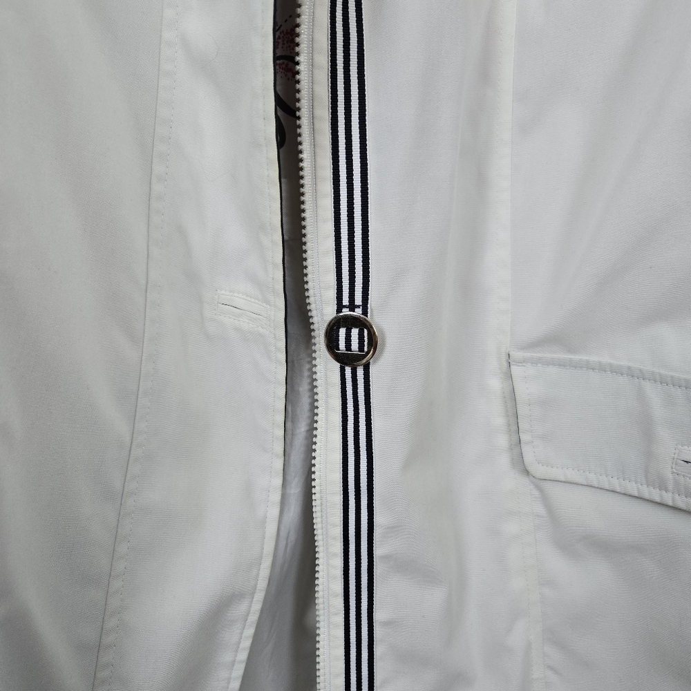 Mackintosh New England Women's White Navy Nautical Windbreaker Jacket S Vintage‎ - Picture 3 of 7